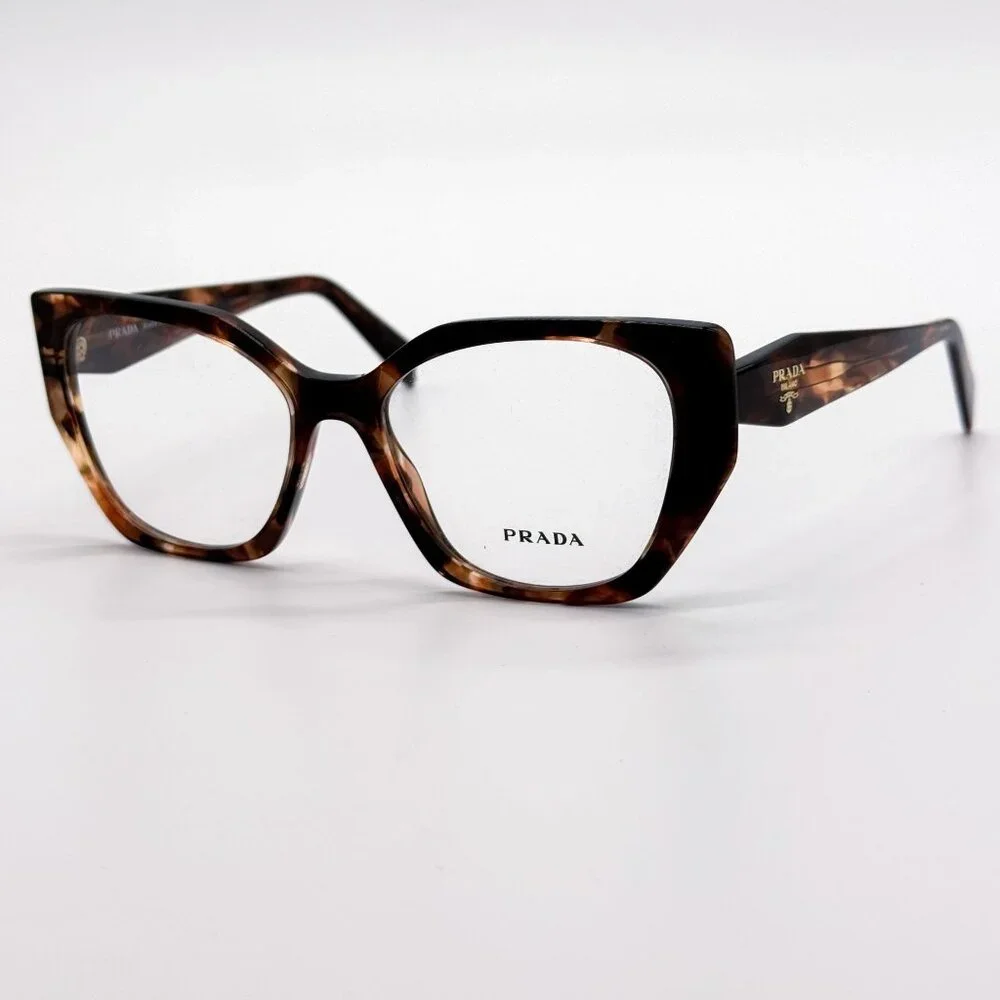 NEW PRADA EYEGLASSES PR18WV 07R1O1, PR 18WV 07R1O1 HAVANA WOMEN EYEWEAR VPR 18W